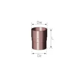 З'єднувач труби 110 мм (317) small